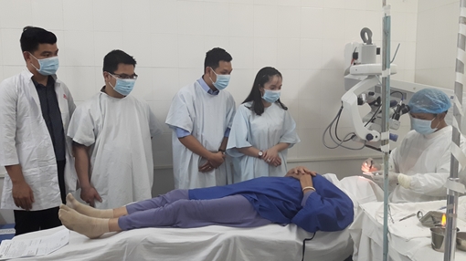 Mổ mắt miễn phí cho 400 bệnh nhân nghèo