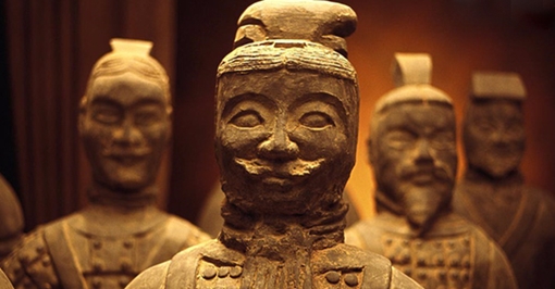 Phát hiện đội quân đất nung phiên bản tí hon