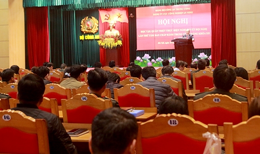 Đẩy mạnh học tập các nội dung Hội nghị TW 8, khóa XII