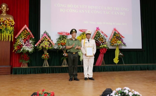 Công bố Quyết định bổ nhiệm Phó Giám đốc Công an tỉnh Đắk Nông