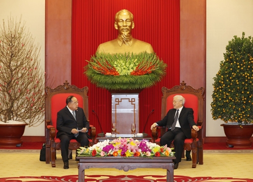 Tổng Bí thư, Chủ tịch nước Nguyễn Phú Trọng tiếp P. Thủ tướng, Bộ trưởng Quốc phòng Thái Lan