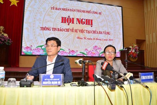 Không cho bà Phạm Thị Yến tạm trú và hành nghề mê tín tại chùa Ba Vàng