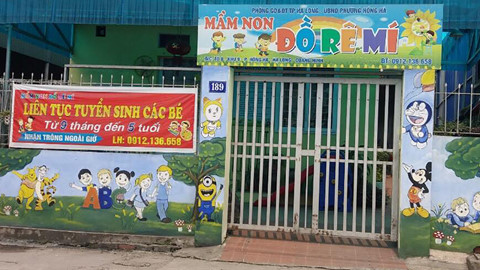 Đình chỉ cơ sở mầm non để điều tra sau clip "quăng cháu bé"