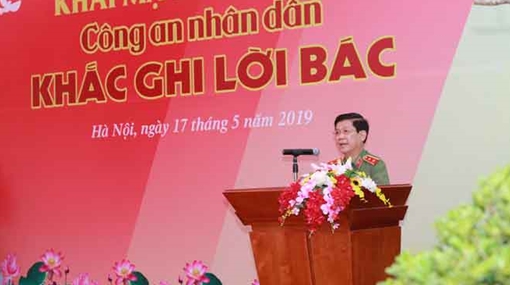 Công an nhân dân khắc ghi lời Bác