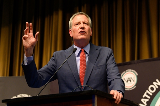 Bill de Blasio: Khởi động cuộc đua vào nhà trắng