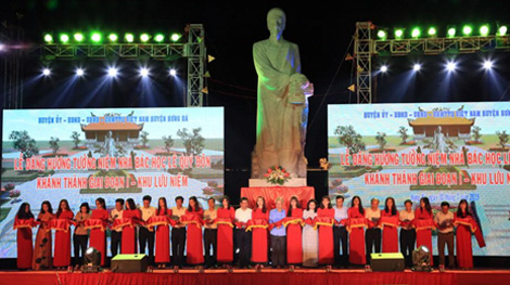 Khánh thành Khu lưu niệm Nhà bác học Lê Quý Đôn tại Thái Bình