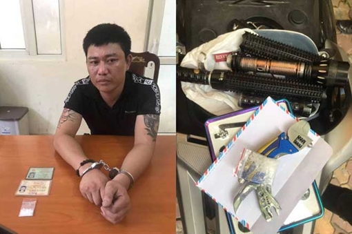 Gặp 141, thanh niên đi xe không biển "tự giác" khai chỗ giấu ma túy