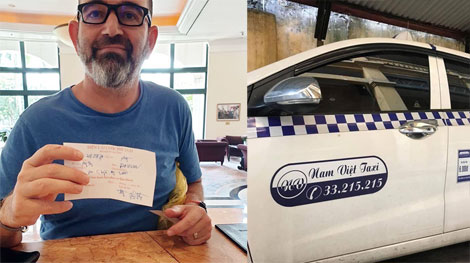 Phạt 14,7 triệu đối với lái taxi “chặt chém” du khách ở Hà Nội