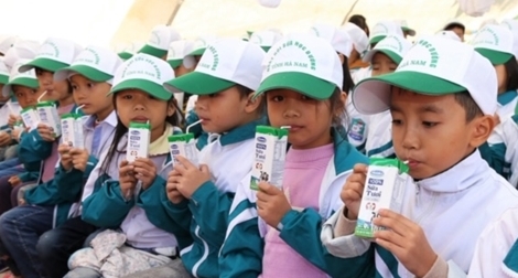  130 nghìn trẻ mầm non và tiểu học Hà Nam thụ hưởng chương trình sữa học đường