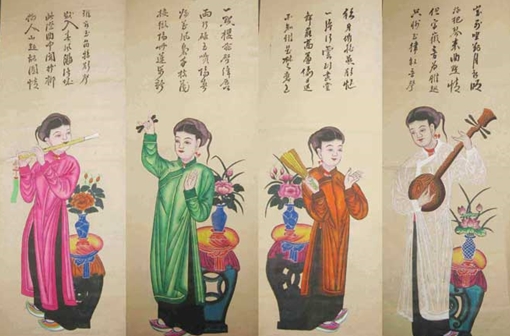 Thú chơi tranh Tết