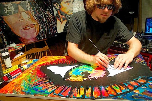 John Bramblitt: Họa sĩ khiếm thị tài hoa