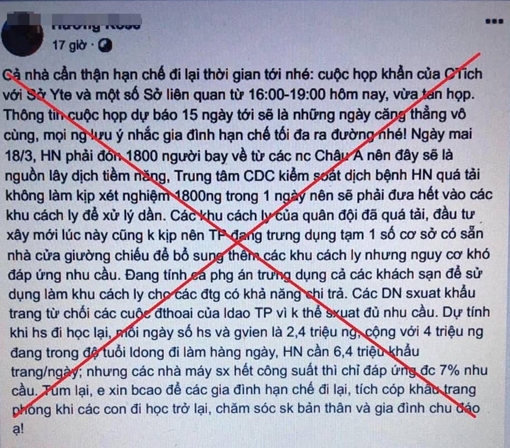 2 thanh niên 9X tung tin “vỡ trận” chống dịch COVID-19