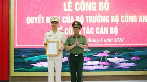Công an Nghệ An có Tân Phó giám đốc