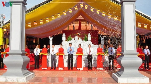 Khánh thành Đền thờ Bác Hồ và các Anh hùng liệt sỹ