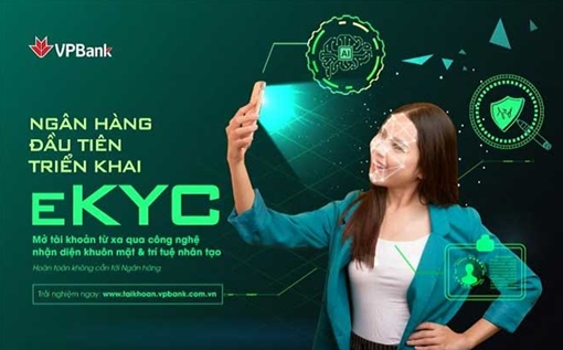 VPBank là ngân hàng đầu tiên triển khai eKYC – định danh khách hàng trực tuyến