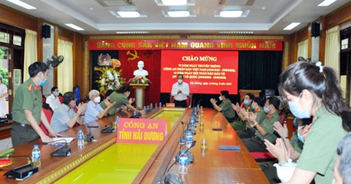 Chúc mừng Công an tỉnh Hải Dương nhân dịp kỷ niệm 75 năm Ngày truyền thống CAND