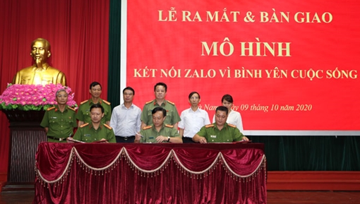 Ra mắt mô hình “Kết nối zalo – Vì bình yên cuộc sống”