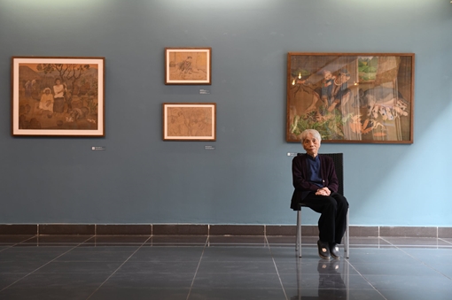 Họa sĩ Mộng Bích - Chân thực với niềm đam mê nghệ thuật ở tuổi 90