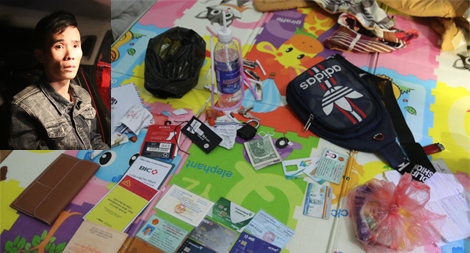 Tên trộm "thó" 2 chiếc ví trong ô tô để ở ngôi biệt thự