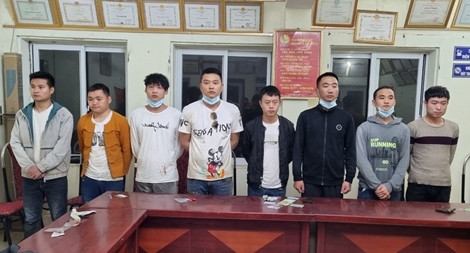 Phát hiện 8 người Trung Quốc nhập cảnh trái phép