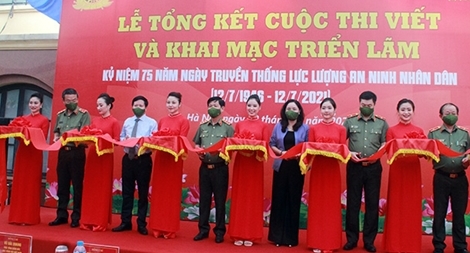 Tổng kết, trao giải cuộc thi viết và khai mạc triển lãm về lực lượng ANND