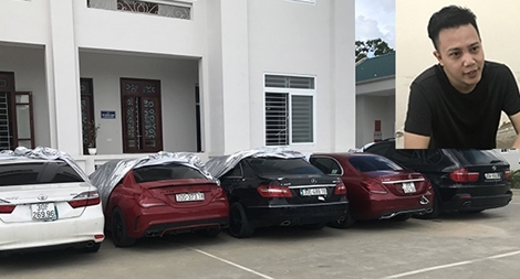 Lên mạng mua dấu giả về "tự làm" 500 bộ giấy tờ xe ô tô hạng sang 