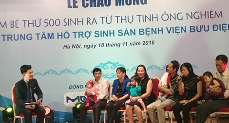 Chào đón em bé thứ 500 ra đời từ phương pháp thụ tinh trong ống nghiệm