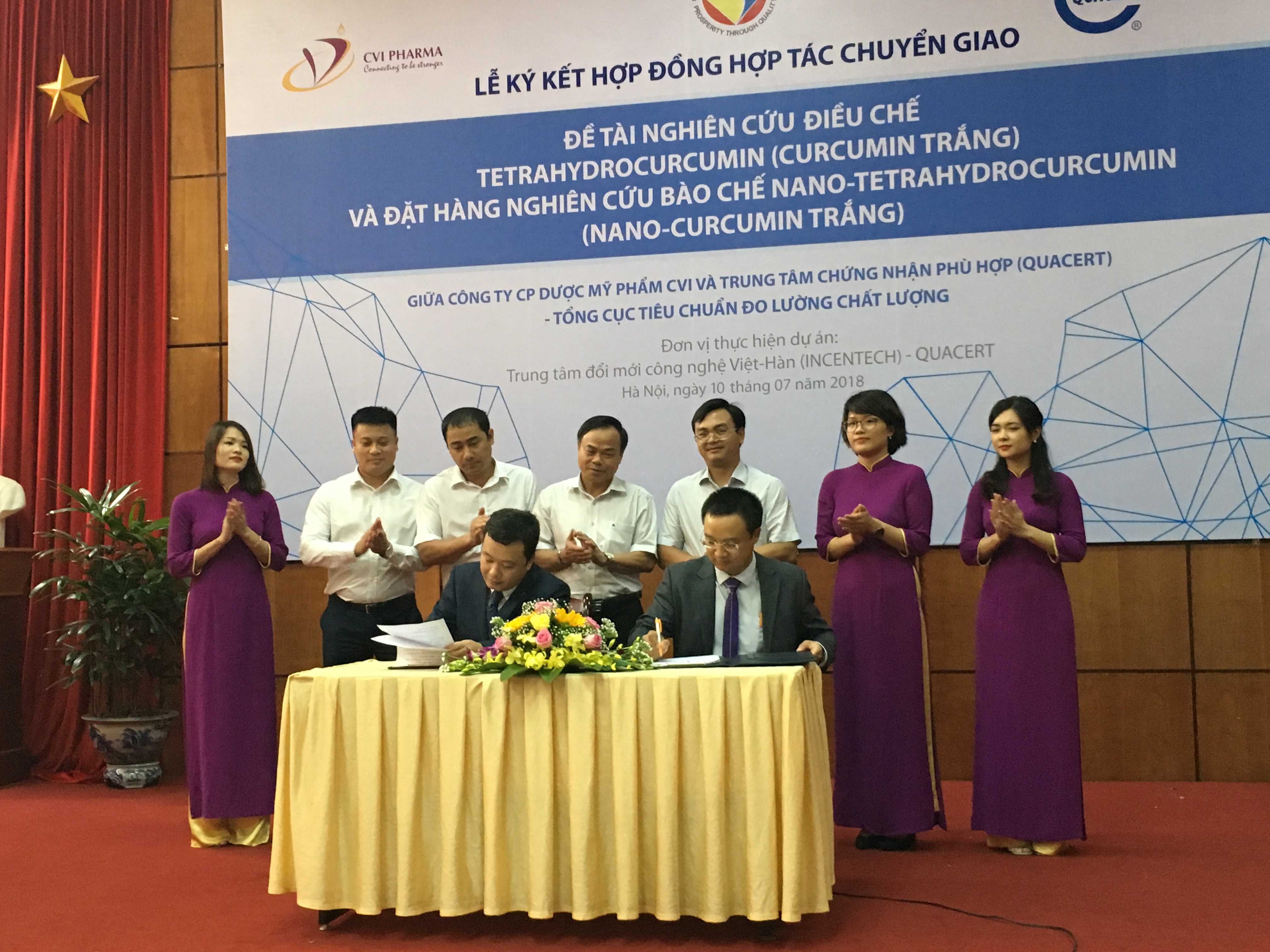 Chuyển giao kết quả nghiên cứu chế tạo Nano-Curcumin trắng ứng dụng vào cuộc sống  
