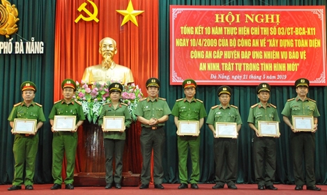 Công an TP Đà Nẵng tổng kết 10 năm thực hiện Chỉ thị 03 của Bộ Công an