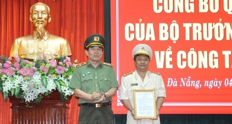 Điều động giữ chức vụ Phó Giám đốc Công an TP Đà Nẵng
