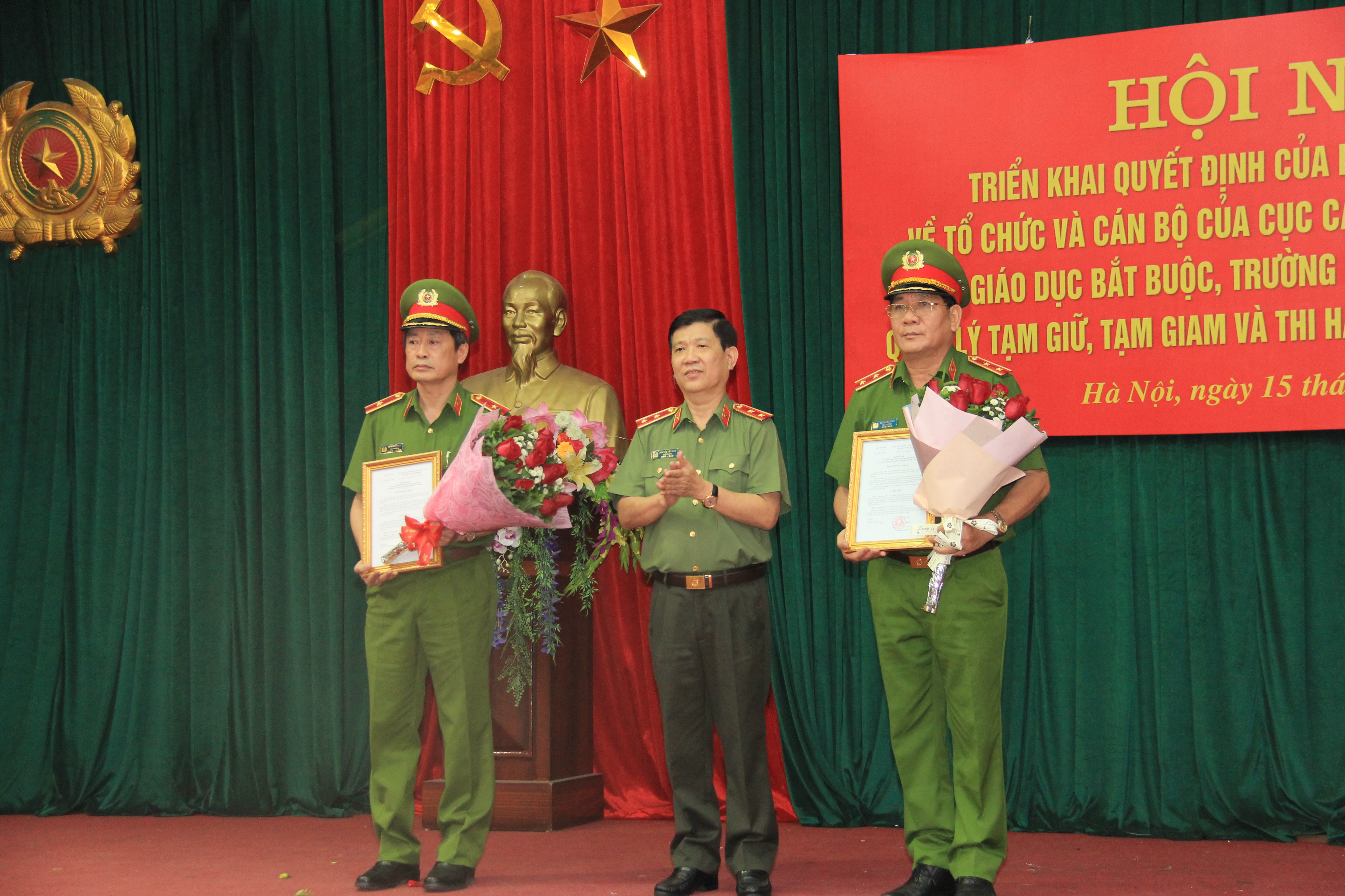 Công  bố tổ chức mới  hai Cục về Quản lí trại giam và Quản lí tạm giữ tạm giam