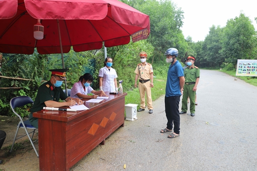 Ghi ở chốt chống dịch Sơn Động