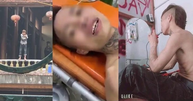 Đối tượng "ngáo đá" tự chặt tay khai gì?