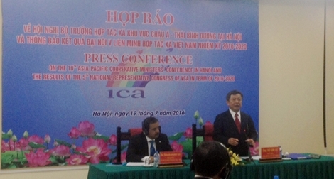 Việt Nam đăng cai Hội nghị Bộ trưởng Hợp tác xã châu Á- Thái Bình Dương lần thứ 10 