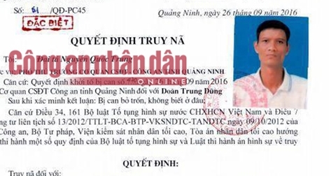 Truy nã nghi can sát hại 4 bà cháu ở Quảng Ninh