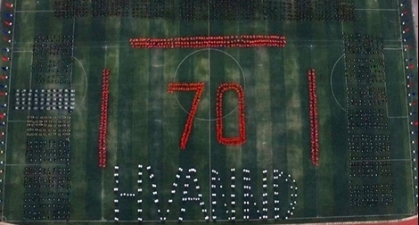 Màn xếp hình tuyệt đẹp của Học viện ANND trong ngày khai giảng