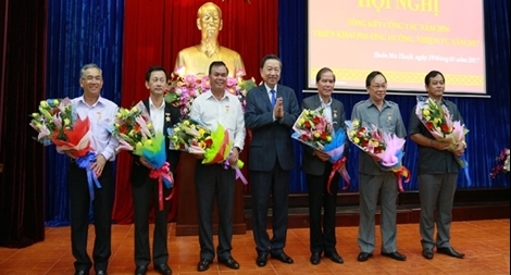 Bộ trưởng Tô Lâm dự và chỉ đạo Hội nghị tổng kết Ban Chỉ đạo Tây Nguyên năm 2016