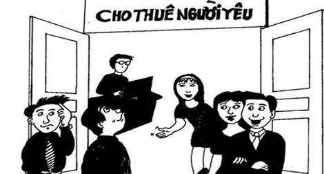 Valentine 2017: Dịch vụ cho thuê người yêu hút khách cô đơn