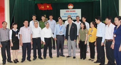 Bộ trưởng Tô Lâm tiếp xúc cử tri xã Trung Kênh, Lương Tài, Bắc Ninh