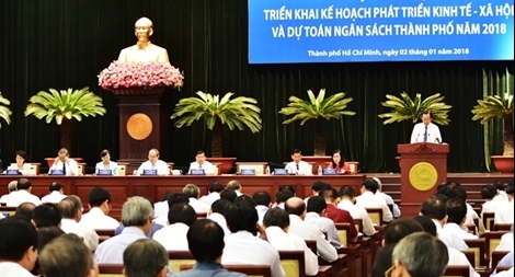 Năm 2018 TPHCM đặt mục tiêu thu ngân sách hơn 1 nghìn tỷ đồng/ngày