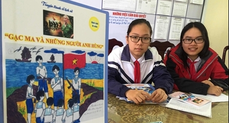 Xúc động trước Truyện tranh Gạc Ma của 3 cô trò 