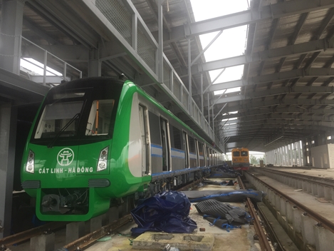 Đường sắt Cát Linh – Hà Đông sẽ lùi chạy thử vào dịp 2-9  