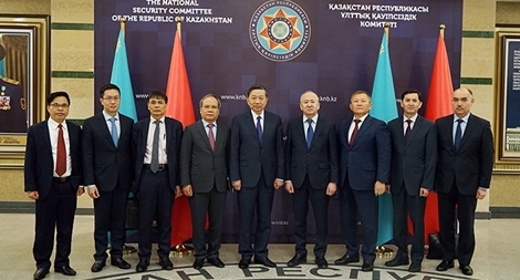 Hội đàm cấp cao Bộ Công an Việt Nam và Uỷ ban An ninh Quốc gia Kazakhstan