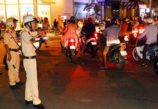 Công an trực 100% quân số đảm bảo ANTT đêm Noel