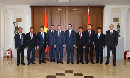 Bộ trưởng Tô Lâm thăm và làm việc tại Cộng hòa Belarus