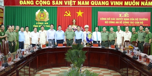 Tiền Giang và Đồng Tháp có tân Giám đốc Công an