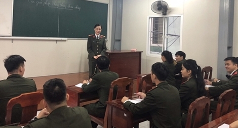 Chuyện nghề của những giảng viên trẻ trong lực lượng CAND