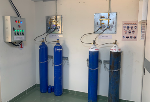 Phòng cách ly áp lực âm được vận hành tại Bệnh viện dã chiến Củ Chi