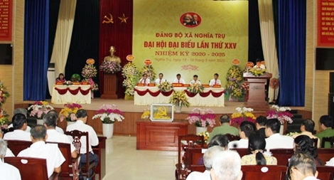 Đại tướng Tô Lâm dự Đại hội Đảng bộ xã Nghĩa Trụ