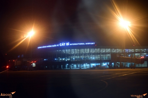 Dây đèn 3 pha ở sân bay Cát Bi bị cắt trộm